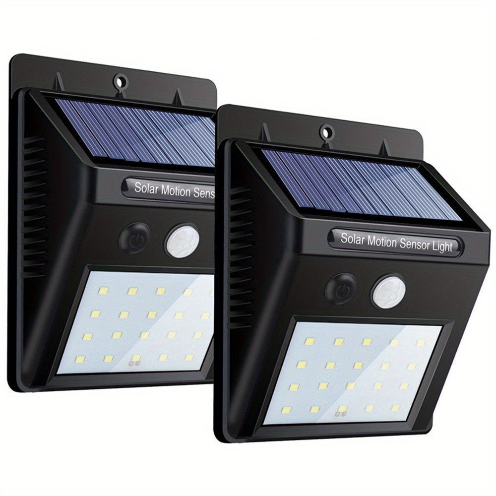 4pcs Solar Sports Induction Wall Lamp Outdoor Waterproof for Yard Balcony Fence