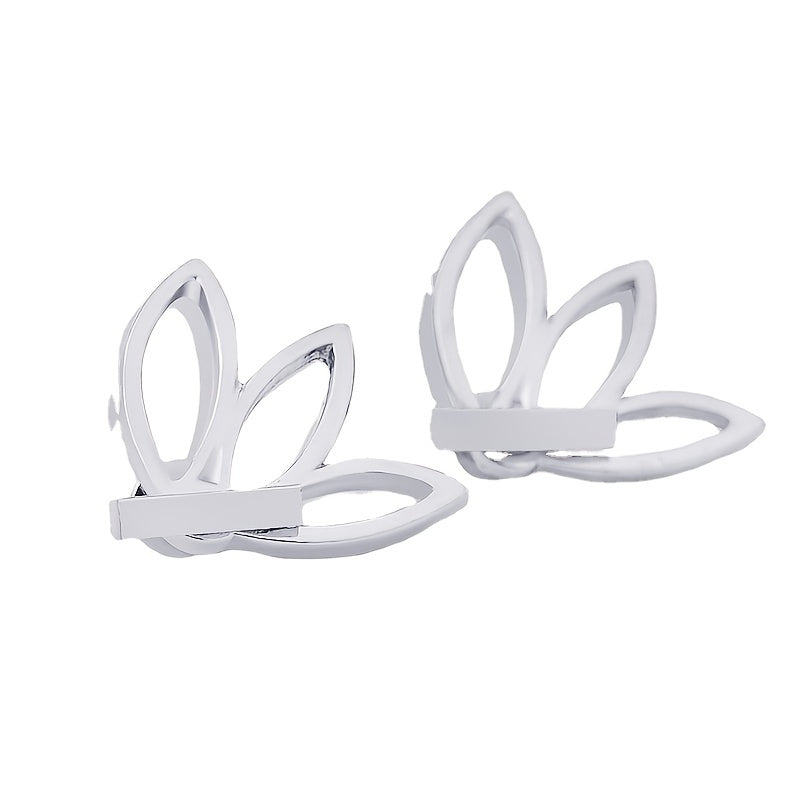 Lotus Stud Earrings Creative Jewelry Gift For Girls