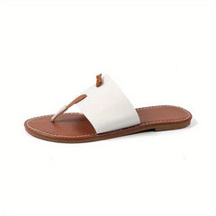 Women's Minimalist Thong Sandals Open Toe Summer Beach Slides