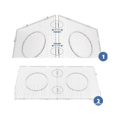 4pcs 5mm Fuse Bead Making Plate Clear Pegboard Kit Plastic Beads Board