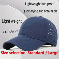 Quick Drying Outdoor Running Baseball Cap Men Women