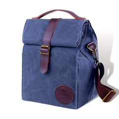 Insulated Lunch Bag Waterproof Ice Backpack Square Shape Polyester