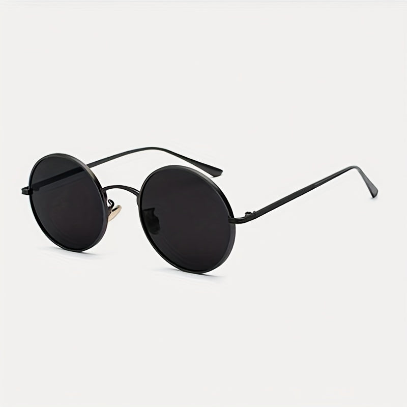 Men's Round Frame Sunglasses UV400 Hip Hop Sunglasses