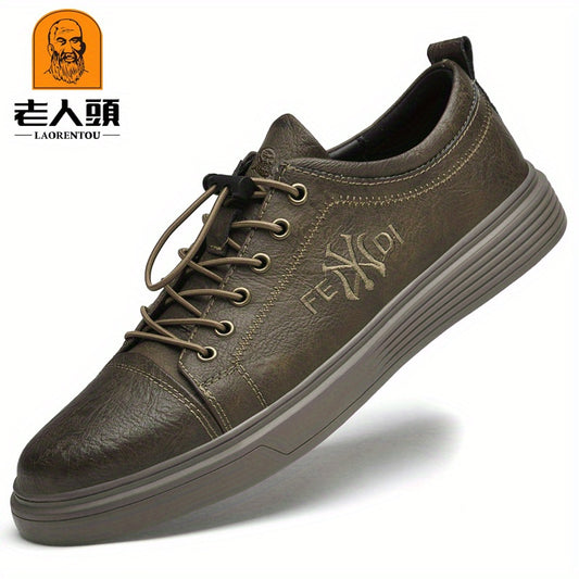 Men's Lace up Sneakers Casual Walking Shoes Comfortable And Breathable
