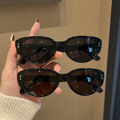 Cat Eye Sunglasses Retro Rivet UV400 Sun Shades
