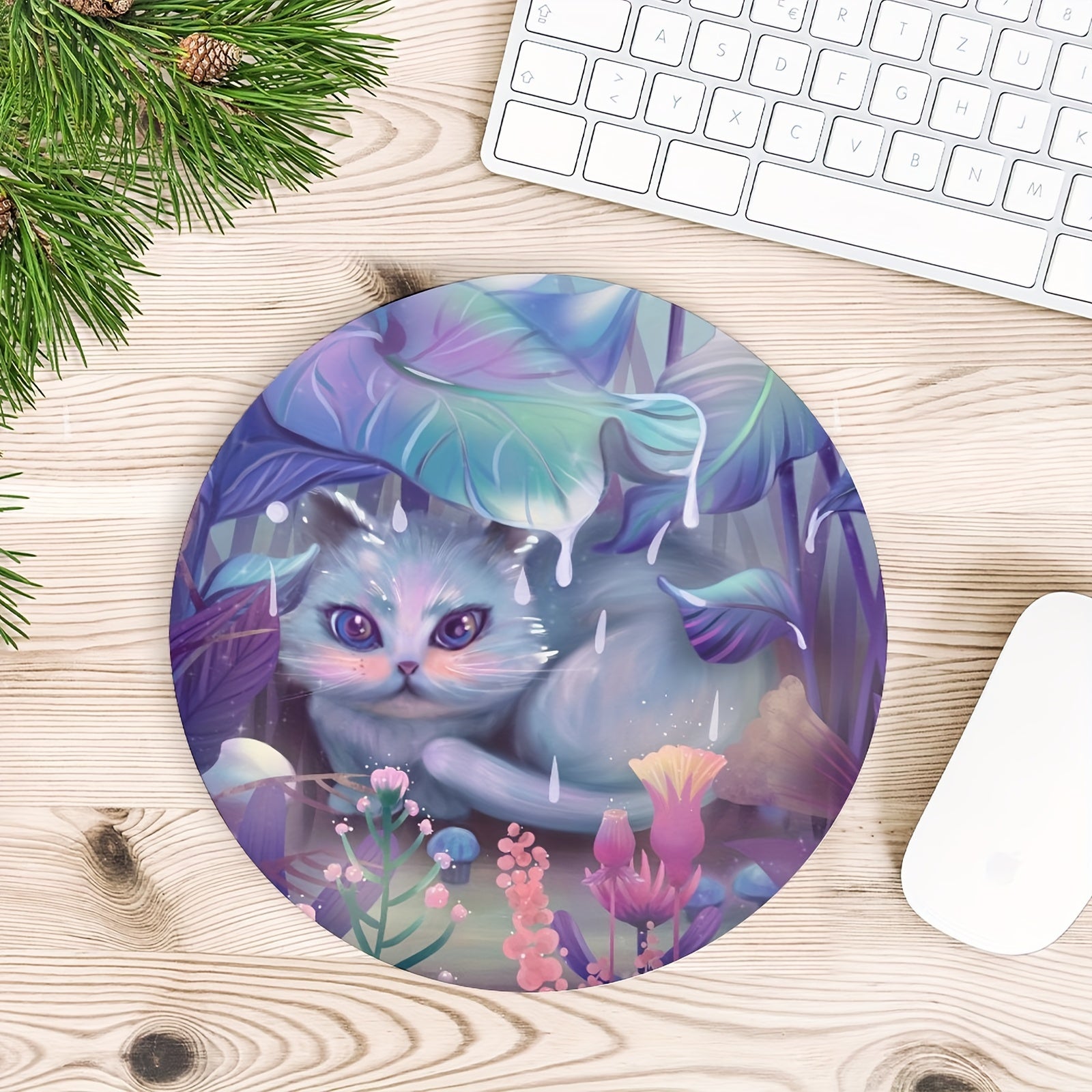 Non-Slip Gaming Mouse Pad Waterproof Rubber Base Laptop Office Home Mouse Pad
