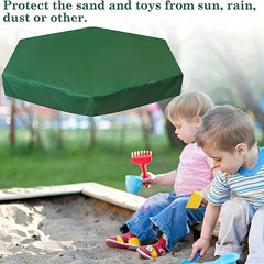 Hexagon Sandbox Sandpit Cover Waterproof With Drawstring Oxford