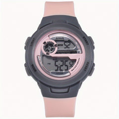 Teen Casual Digital Silicone Watch Multifunctional Electronic Watch Gift