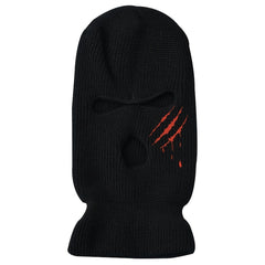 Embroidered Funny 3 Hole Ski Mask Women Balaclava
