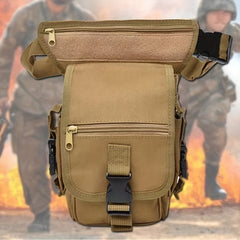Minimalist Versatile Outdoor Waist Bag Canvas Tactical Leg Bag
