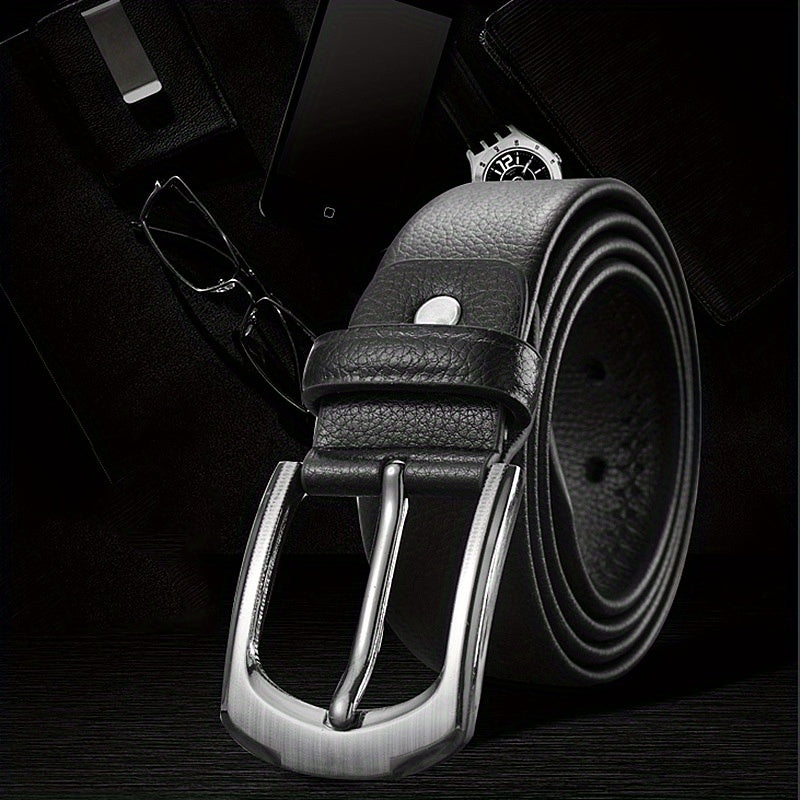 PP3107 Men's Leather Belt Pin Buckle Casual Versatile Belt