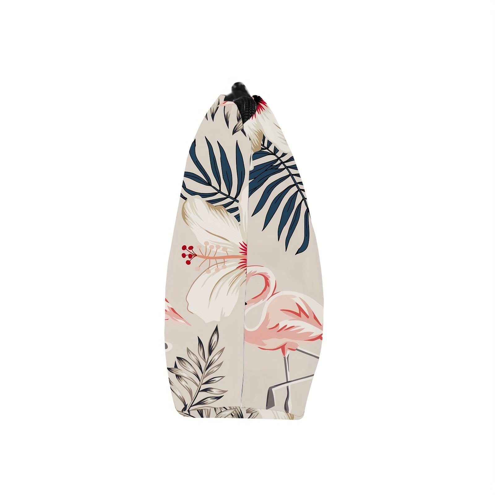 Floral Flamingo Makeup Bag Travel Cosmetic Organizer for Women Girls