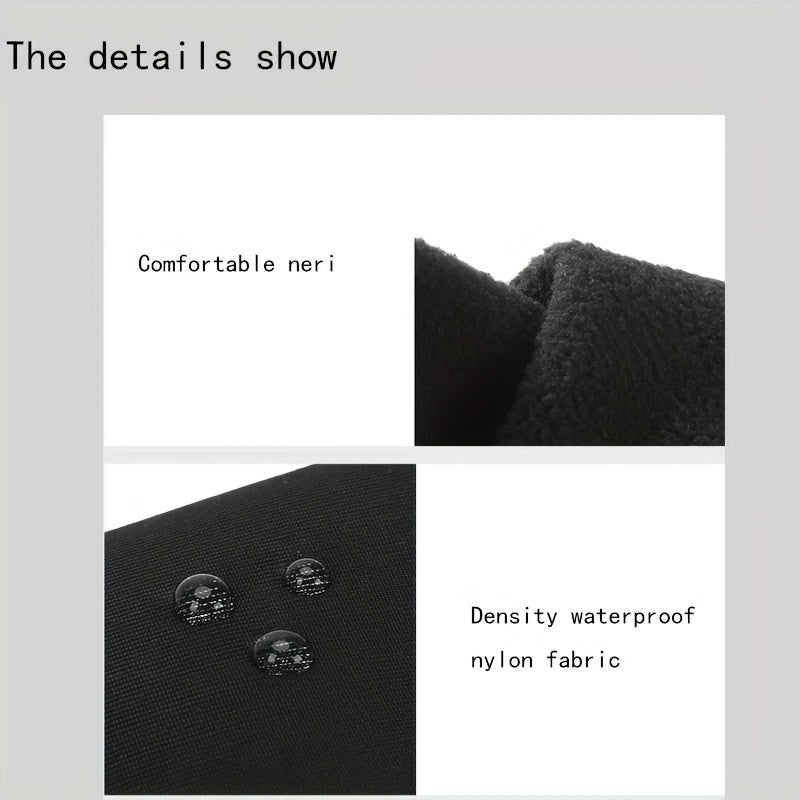 Winter Velvet Ski Gloves Men's Waterproof Touch Screen Sports Ski Gloves