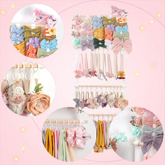 Hair Accessories Hanging Storage Organizer for Baby Girls Room