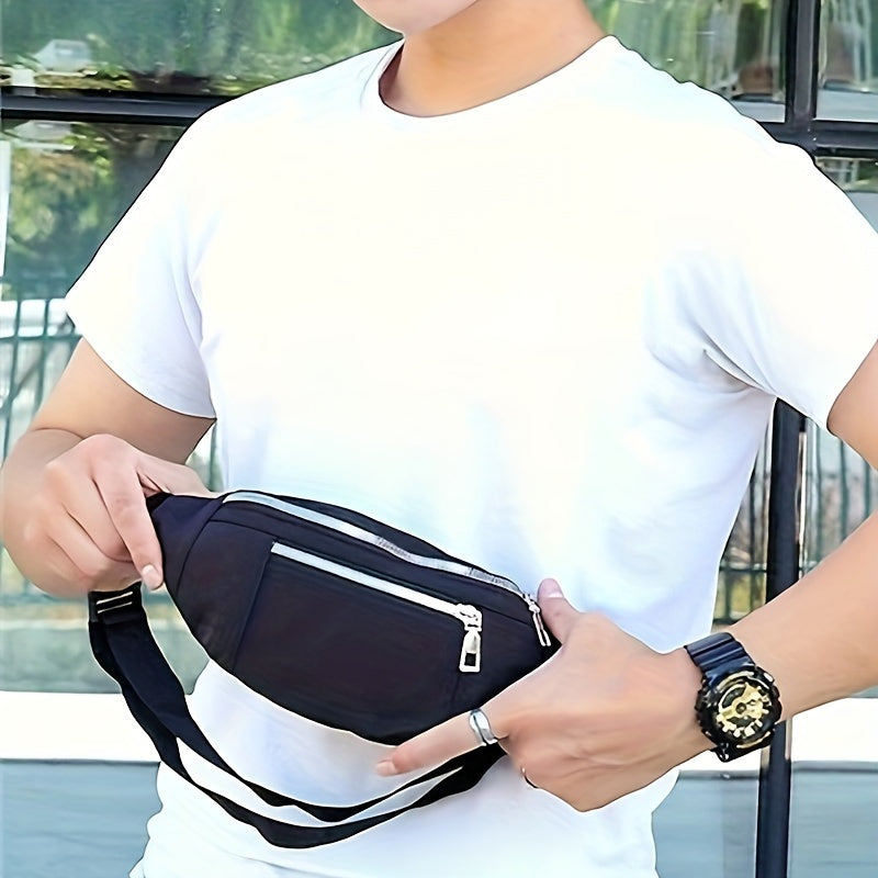 Waterproof Solid Waist Pack Crossbody Bag Outdoor Sports