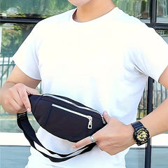 Waterproof Solid Waist Pack Crossbody Bag Outdoor Sports