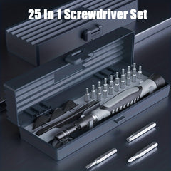 25-in-1 Precision Magnetic Screwdriver Set - Portable Repair Tool