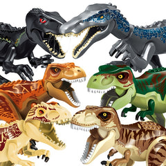 Jurassic Dinosaur Building Blocks Toy - Tyrannosaurus Triceratops Pterosaur