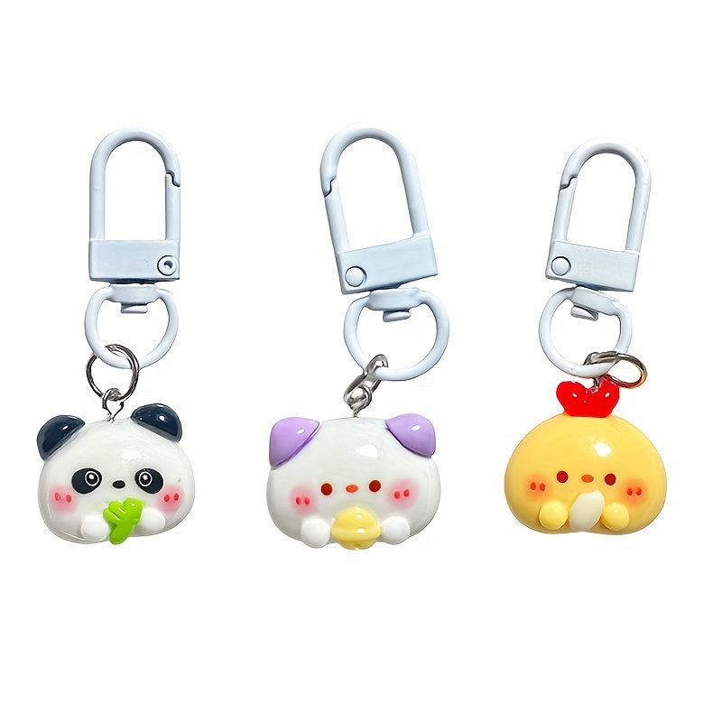 Animal Doll Keychain Cartoon Panda Hamst...