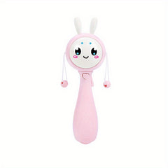 Music Rabbit Baby Rattle Toy, Teething Ear, 0-18 Mon