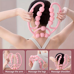 Yoga 12 Wheel Massage Ring for Muscle Relaxation and Fitness