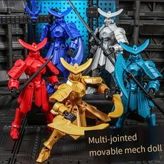 Movable Dolls 3D Printed Mecha Warriors Toy Figure