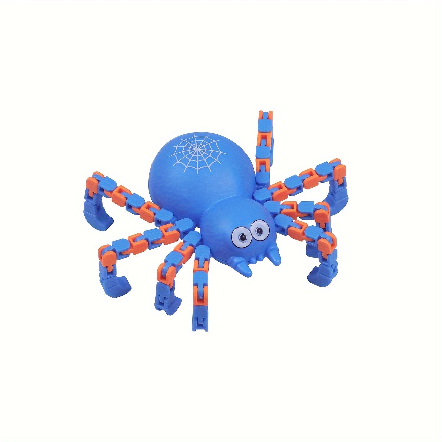 Link Chain Spider Toy Fidget Spinner Gift Plastic Assorted Colors