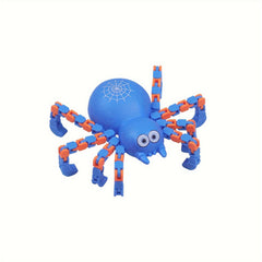 Link Chain Spider Toy Fidget Spinner Gift Plastic Assorted Colors