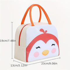 Kids Cartoon Animal Tote Bag Insulated Lunch Bag