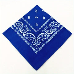 Cashew Nut Bandana Paisley Swirl Print Square Scarf
