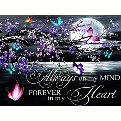 5D Diamond Painting Kit - Animal Butterfly Picture Rhinestone Art