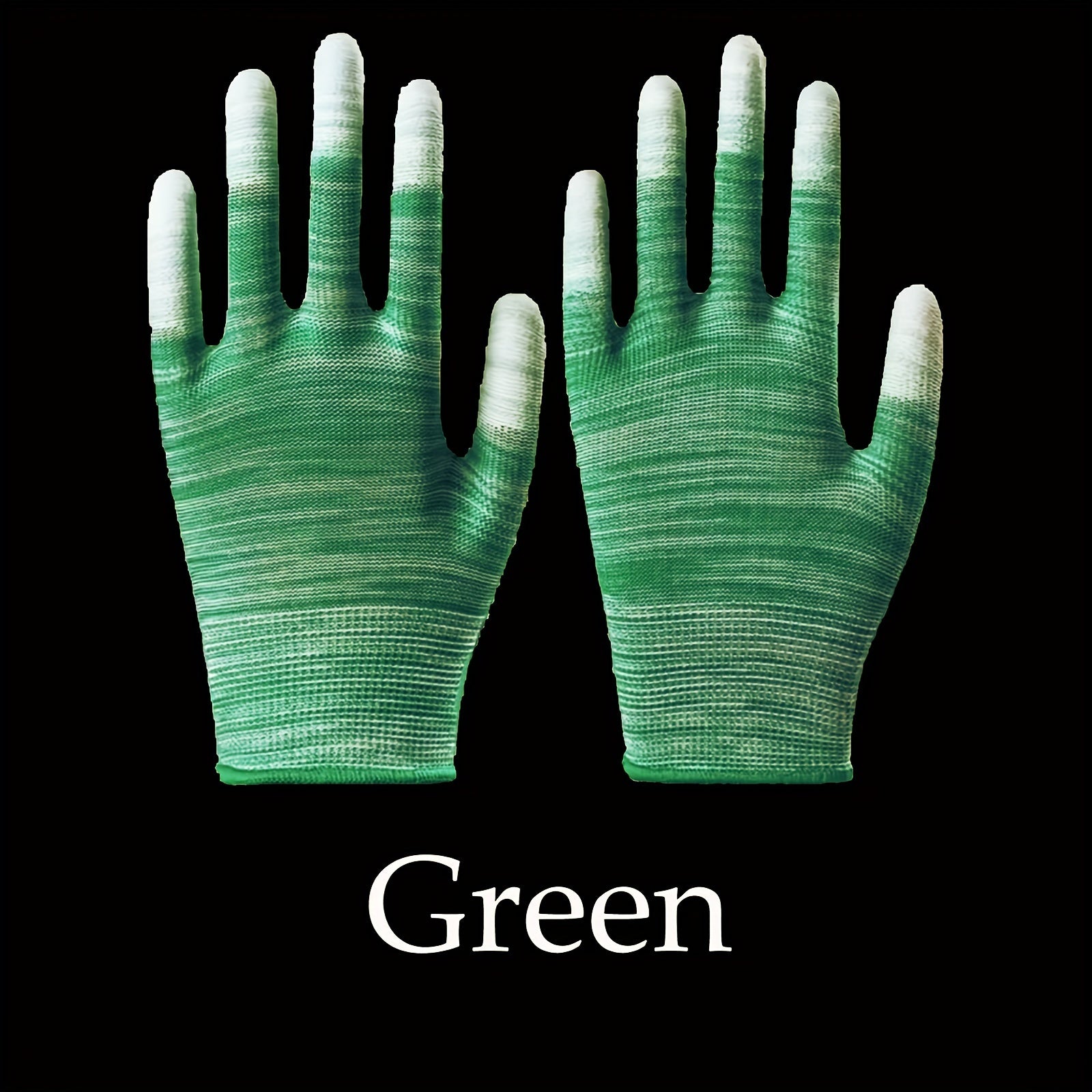 Pair of Gardening Gloves, Coated Finger Gloves, Protective Work Gloves