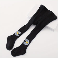 Cable Knit Cotton Toddler Tights Pantyhose