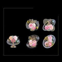 10pcs Fantasy Series Laser PET Collage Vintage Stickers DIY Materials