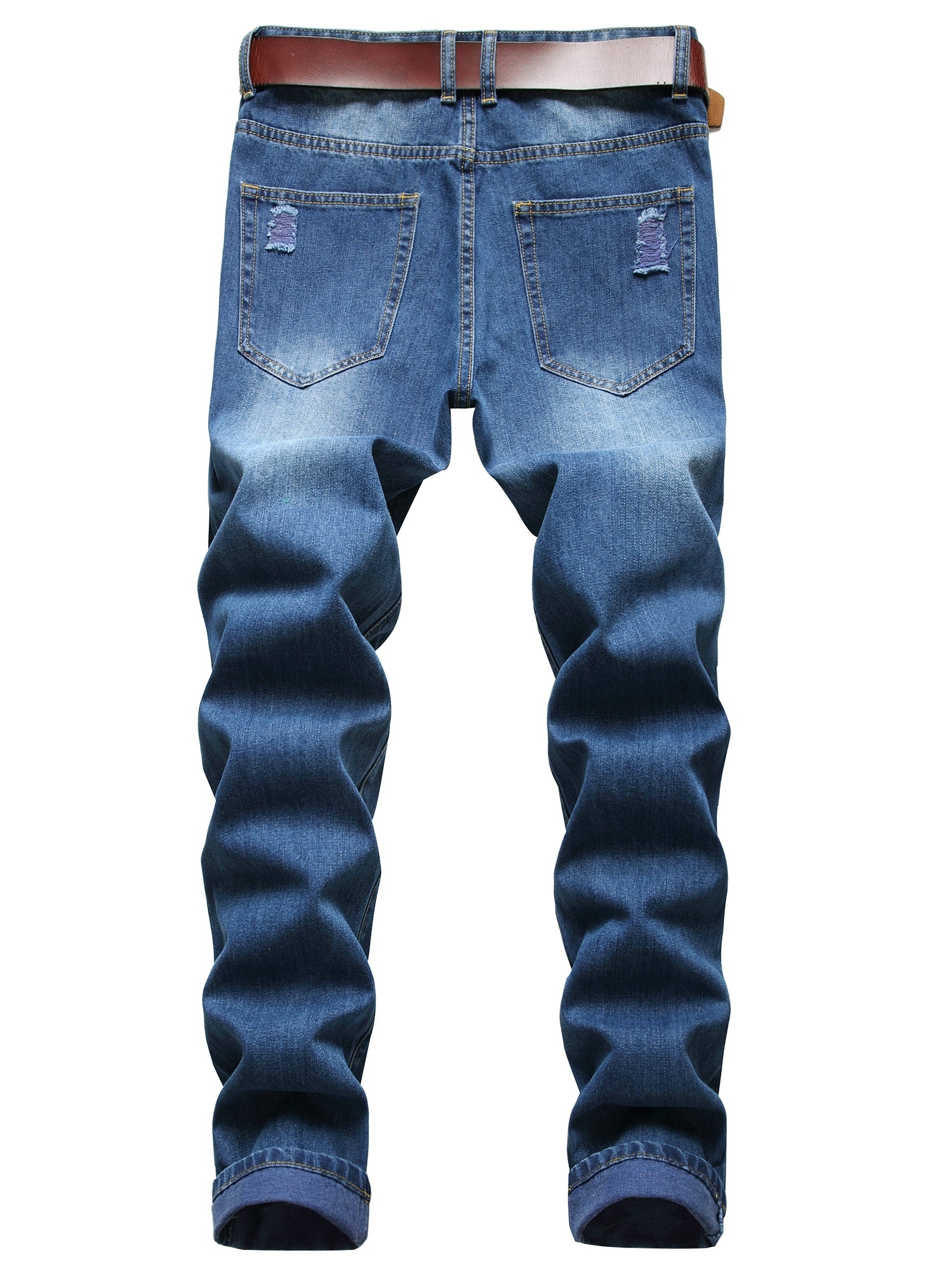 Men's Ripped Denim Jeans