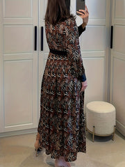 Women's V Neck Maxi Dress