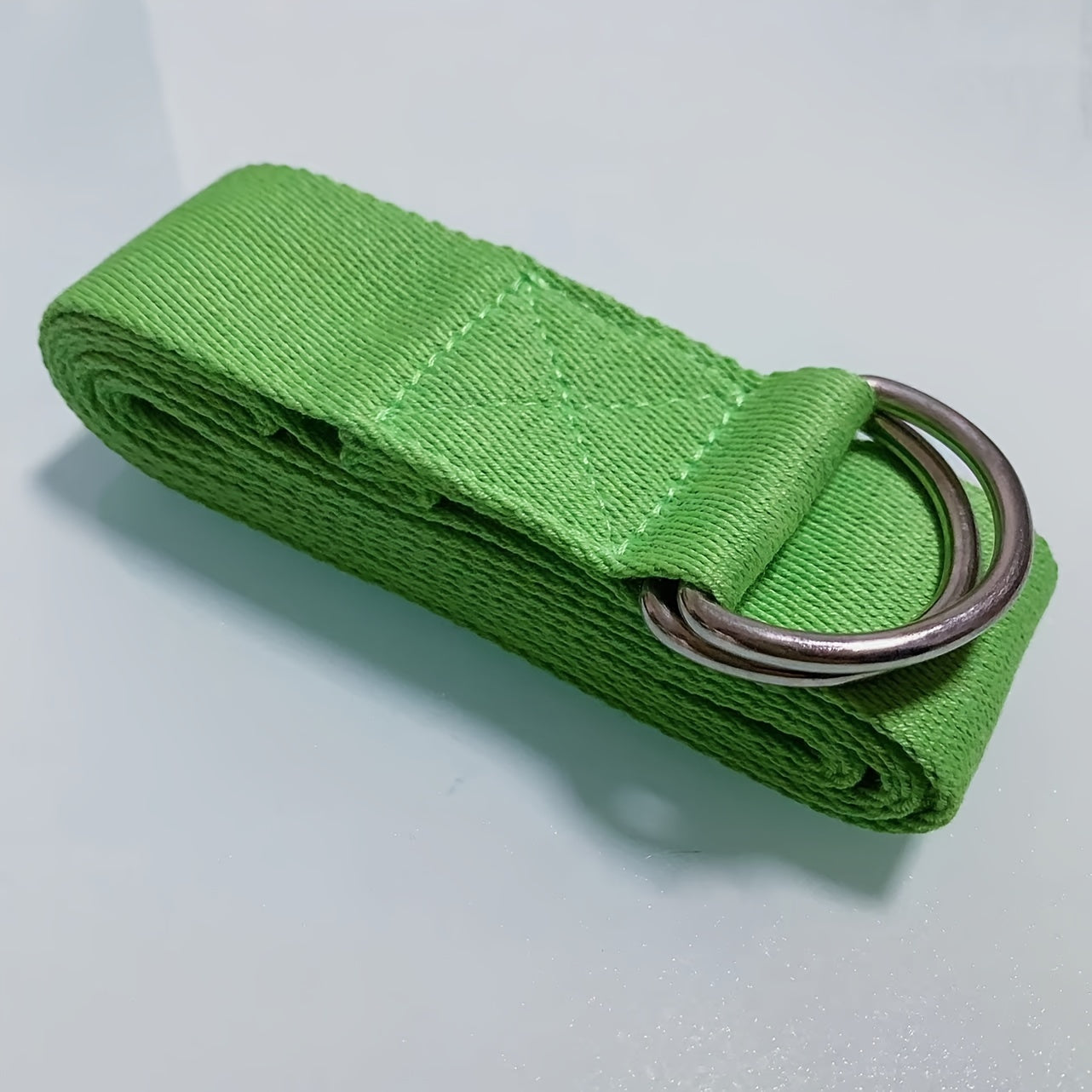 Yoga Stretching Strap with Double Rings Fitness Resistance Rope