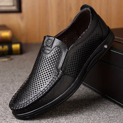 Men's Superfine Fiber Loafers Slip On Dress Shoes