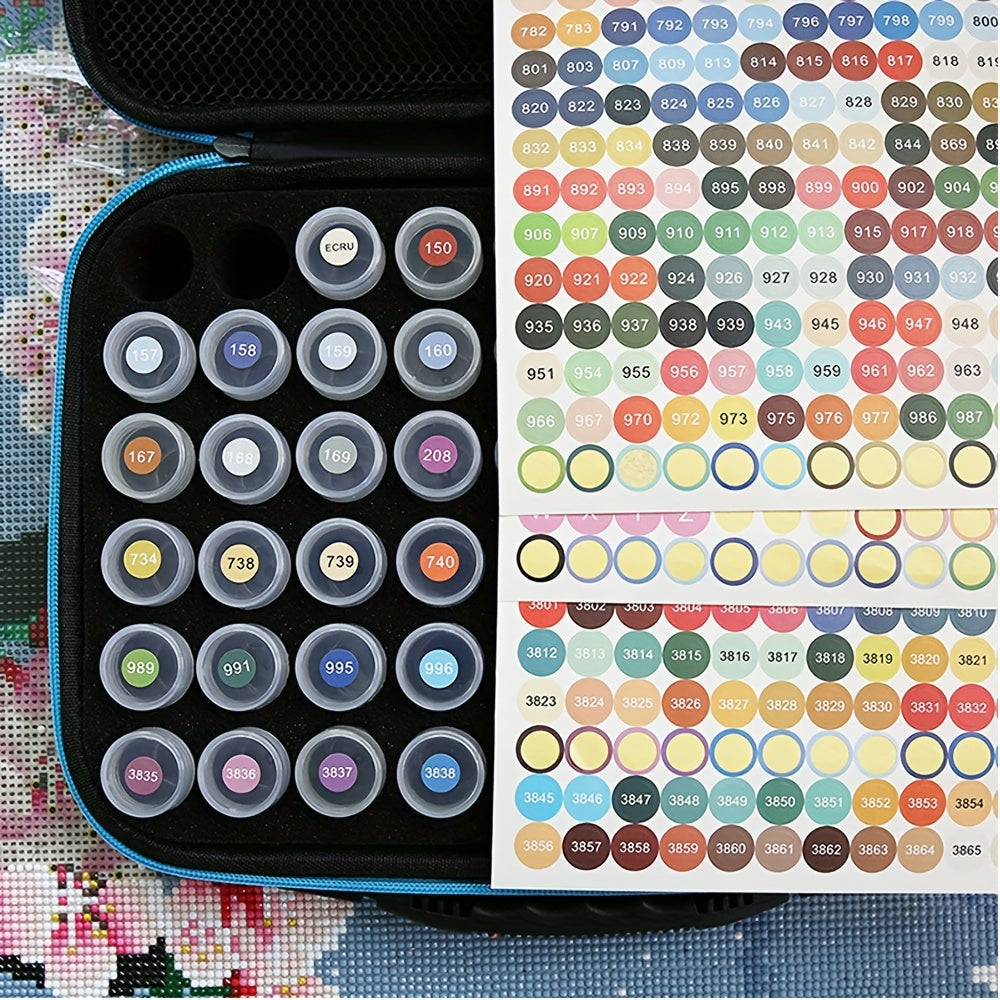 30 Grid Bottle Diamond Painting Storage Box Purple Tools 5D DIY Cross Stitch Emb