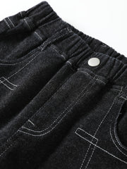 Boys Straight Denim Pants Kids Jeans Spring Autumn Winter