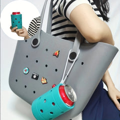 Rubber Cup Holder Beach Bag Charms - Summer Travel Accessories