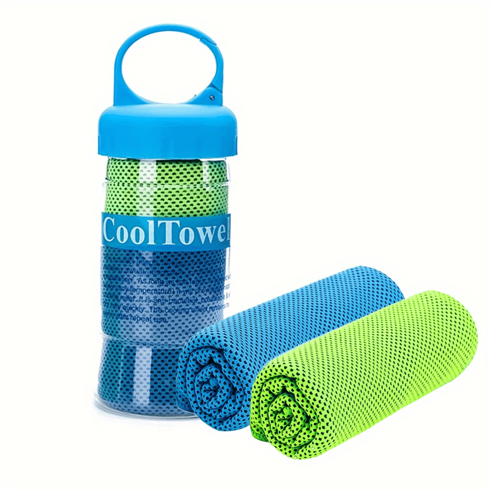 2pcs Cooling Towels Lightweight Quick Drying Towel for Outdoor Yoga Sports
