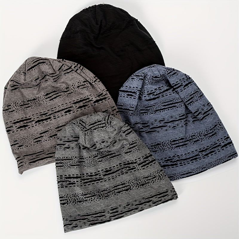 Warm Pile Hat Cold Hat Mens And Womens Pullover Hat Beanie Hat
