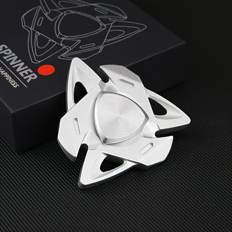 Aluminum Alloy Fidget Spinner Shark Smooth Feel Mechanical Enthusiast