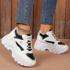 Thick Sole Outdoor Sneakers Shock Absorption Non Slip Running Shoes