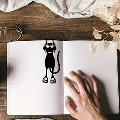 Acrylic Hollow Kitten Bookmark 2pcs