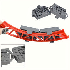 2pcs City Roller Coaster Track Set - Compatible