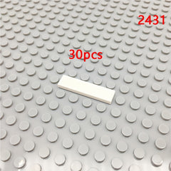 30pcs Mixed ABS Building Blocks Basic Construction Toy Accessories Bulk Parts