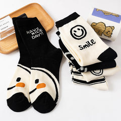 5 Pairs Women's Casual Socks for Daily Wear