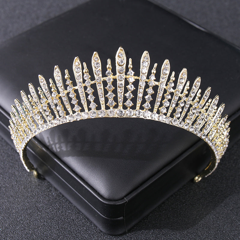 Queen's Tiara Crown Rhinestone Hair Hoop Wedding Accessories